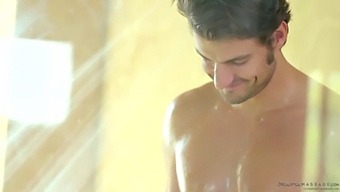 Intense Titty-Fuck And Deepthroat Action In A Steamy Bath