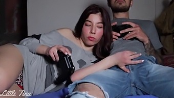 I Get My Cock Sucked By My Friend'S Girlfriend In Exchange For Winning Fifa, And Then I Have Anal Sex With Her