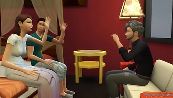 Teen Son Has Sex With Mom While Dad Watches In Comic Book-Inspired Scenario