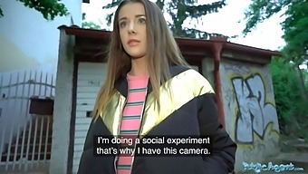 Sybil Kailena, The Public Agent, Encounters A Stranger For Impromptu Outdoor Sex