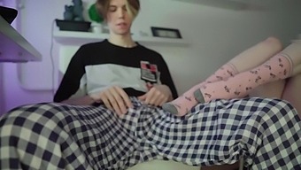 Vel Miller'S Sister Gives Me A Foot Massage In Her Sexy Socks