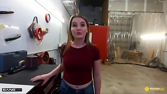 Busty Blonde Offers Roadside Sex To Pay For Car Repair