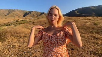 Blonde Amateur Babe Gets Fucked Hard In The Mountains