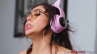 Jena Larose And Ember Snow Engage In Brutal Gaming And Sensual Seduction