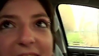 Oral Sex In A Parking Lot With A Blowjob Finish