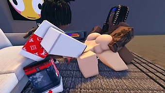 Makima Experiences A Black And Group Sex Encounter In A Roblox Game