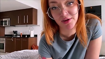 Watch As A Redheaded Step Sister Gets Fucked And Squirts On The Cock