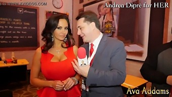 Ava Addams Indulges In Some Self-Pleasure With Her Breasts For Andrea Diprè