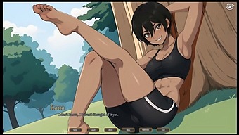 Cute Girlfriend Experiences Her First Anal In A Forest Hentai Game