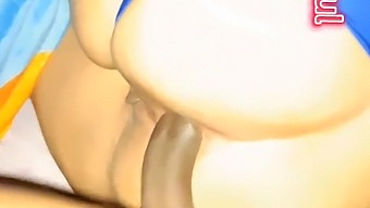 A Latina'S Rear End Delivers And Receives A Generous Amount Of Milk