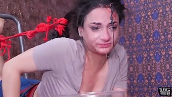 Violet Sky'S Body Is Covered In Cum