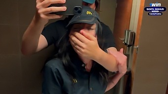 Public Restroom Encounter Leads To Intense And Rough Sex - Eva Soda