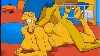 Marge, The Hotwife, Enjoys Anal Pleasure And Squirting In Uncensored Toons