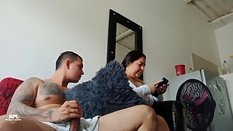 I Pleasure Myself While Observing My Stepsister'S Rear End, And When She Stumbles Upon Me With My Erection, She Craves To Straddle It.