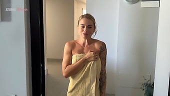 My Neighbor Finds Me Masturbating And Decides To Give Me A Blowjob